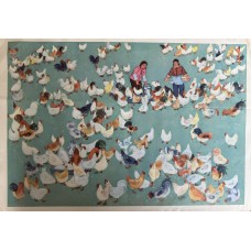 Commune Chicken Farm, Member of the Doutou Production Team, Yuchan Commune, Ma Yali (Female)